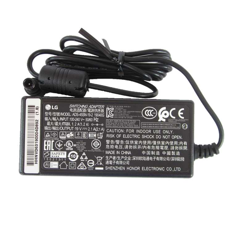 *Brand NEW*19V 2.1A AC DC ADAPTER LG 19040G ADS-45SN-19-2 POWER SUPPLY - Click Image to Close